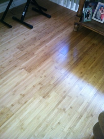 Room wooden floor